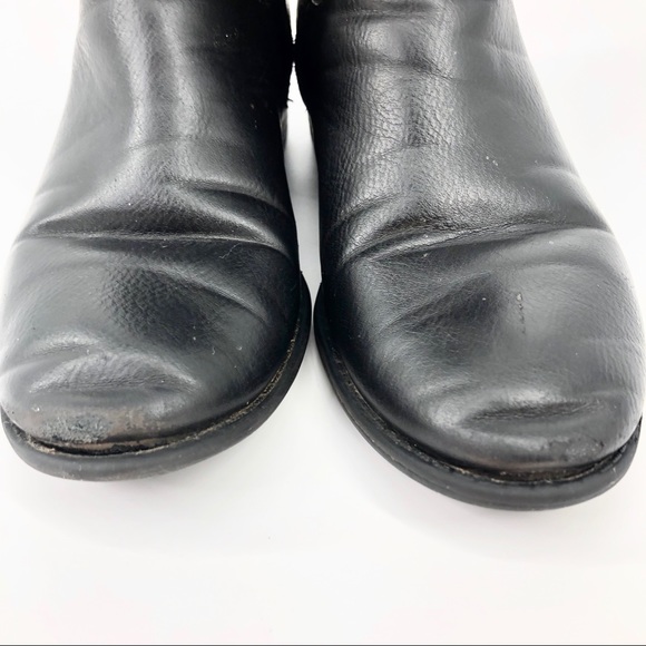 Chaps Gari Women’s/ Girl’s Moto Black Boots Size 5 - Picture 3 of 8